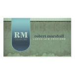 Green Grunge Garden design Business Card