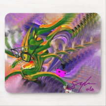 GREEN GUY SMAK MOUSE MAT