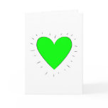 Green Heart - Greeting Card