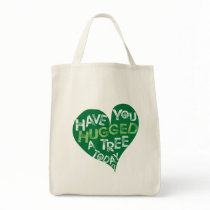 Green Heart (Hug a Tree) Canvas Bag