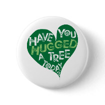 Green Heart (Hug a Tree) Buttons