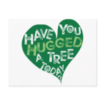Green Heart (Hug a Tree) Postcard