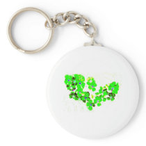 Green Heart Keychains