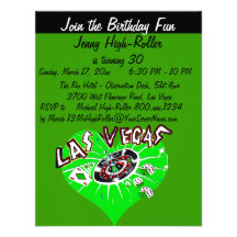 Green Heart Las Vegas Party Invite