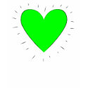 Green Heart - T shirt