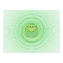 Green Heart & Twister Post Cards