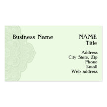 Green Henna Business Card