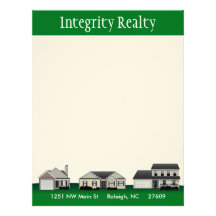 Green Homes Real Estate Letterhead