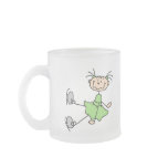 Green Ice Skating Girl Mug