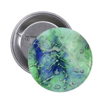 green ink 1 pinback button