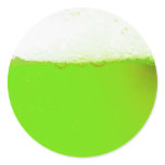 Green Irish Beer Sticker