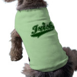 Green Irish Shamrock pet clothing