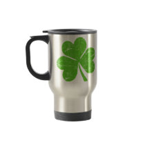 Green Irish Shamrock Mugs