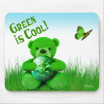 Green is Cool! Mousepad