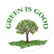 Green is good sticker