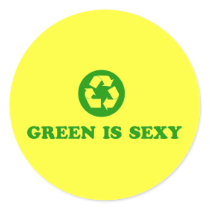 Green is Sexy Stickers