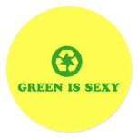 Green is Sexy Stickers