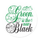 Green is the New Black stickers
