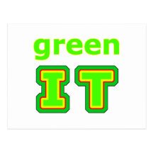 green IT The MUSEUM gibsphotoart Post Card