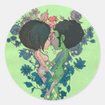 Green Kiss stickers