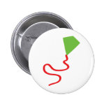 green kite fall pinback buttons
