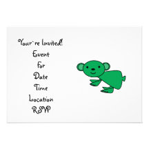 Green koala custom announcements