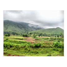 Green Landscape Post Card