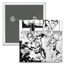 Green Lantern and The Flash Panel 2 Button