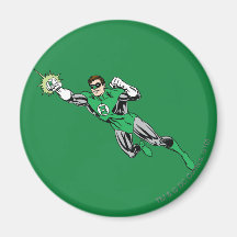 Green Lantern Fly Left 2 Magnets