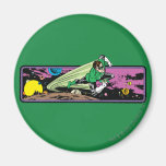 Green Lantern in Space Fridge Magnets