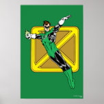 Green Lantern  with Background posters