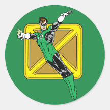Green Lantern  with Background Sticker