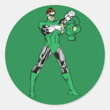 Green Lantern with Lantern Sticker