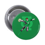 Green Lantern with Logo Background buttons