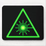 Green Laser Symbol Mousepad
