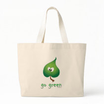 Green Leaf Tote Bags