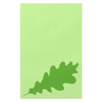 Green Leaf, Oak Tree leaf Design. Custom Flyer