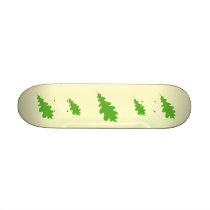 Green Leaf, Oak Tree leaf Design. Skateboard Deck