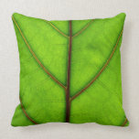Green Leaf Pillow pillows
