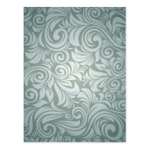 Green leafs post cards