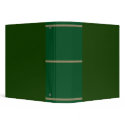 Green Leather Texture Binder