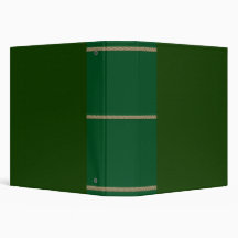 Green Leather Texture Binder