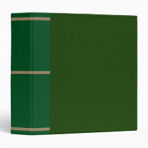 Green Leather Texture Binder