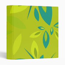 Green Leaves Binders