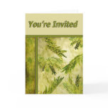 Green Leaves Botanical Invitation