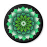 Green Leaves Mandala Magnet