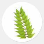Green leaves stickers