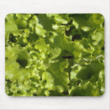 Green lettuce mousepads