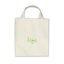 Green Life Organic Grocery Tote Bags