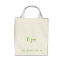 Green Life Organic Grocery Tote Bags